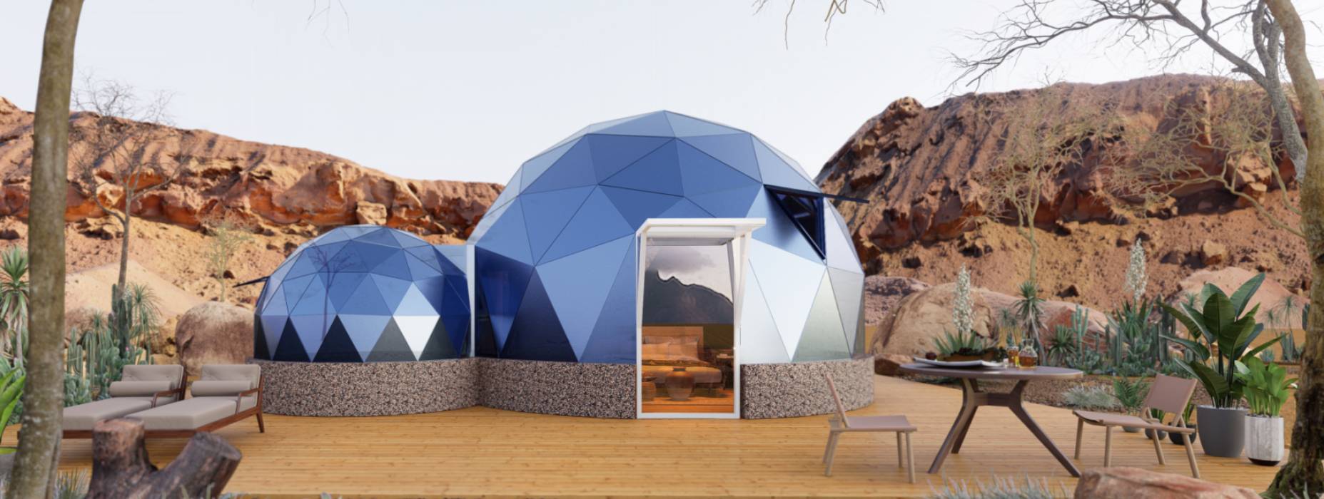 宁陵县球形智能光伏玻璃星空房